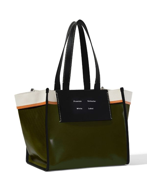 Proenza Schouler White Label Large Morris Canvas Tote Bag Farfetch