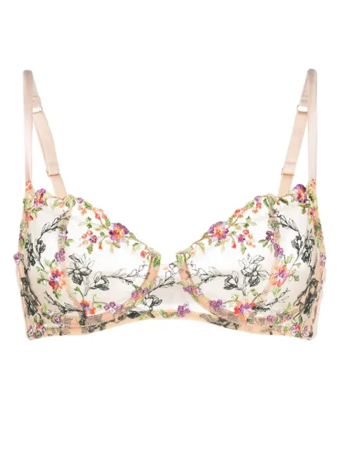 Gilda & Pearl Fiori Primavera silk bra 