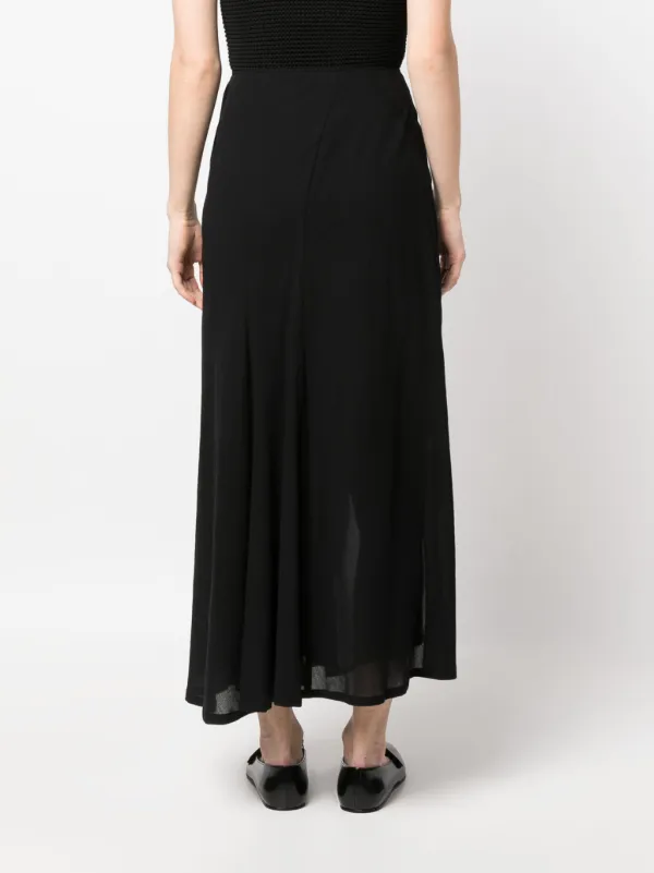yohji yamamoto■ヨウジヤマモト アシンメトリー スカート 黒 Yohji Yamamoto アシンメトリー スカート | ブラック | FARFETCH JP