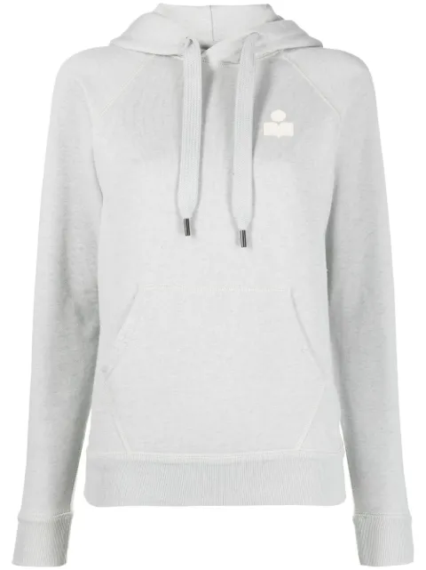 MARANT ÉTOILE Malibu flocked-logo hoodie