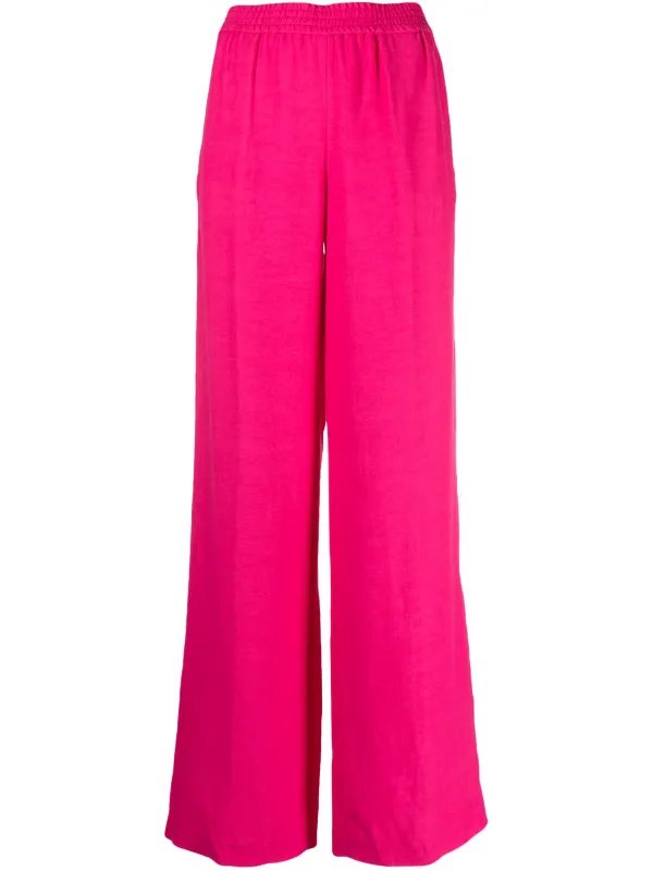 PT Torino wide-leg linen-blend Trousers - Farfetch