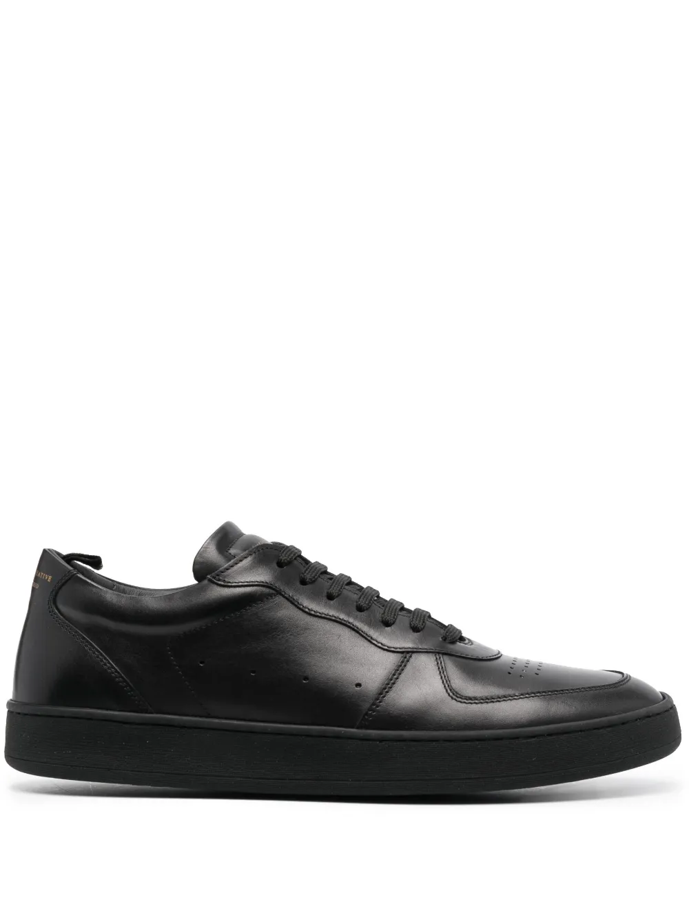Officine Creative Asset low-top leather sneakers - Black