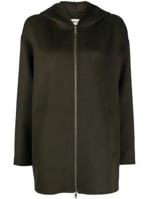 Hooded wool shop coat womens