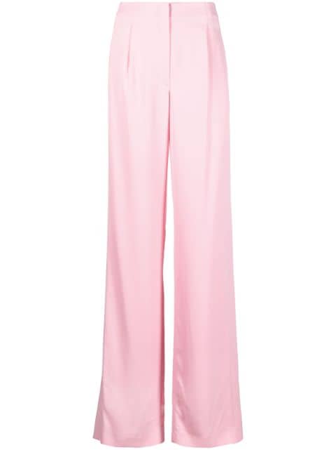 MSGM long-length high-waist trousers 