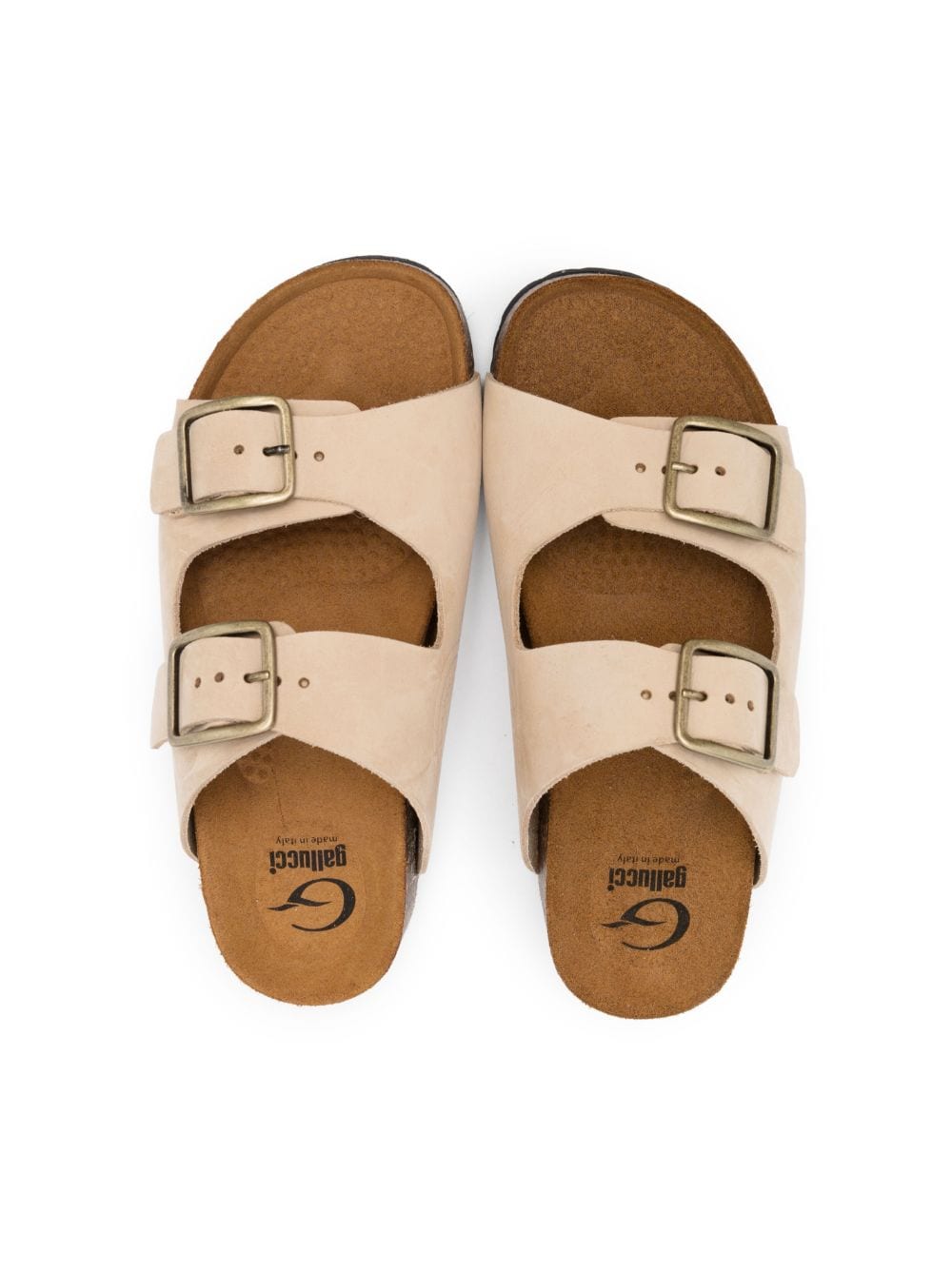 Shop Gallucci Open Toe Sandals In Neutrals