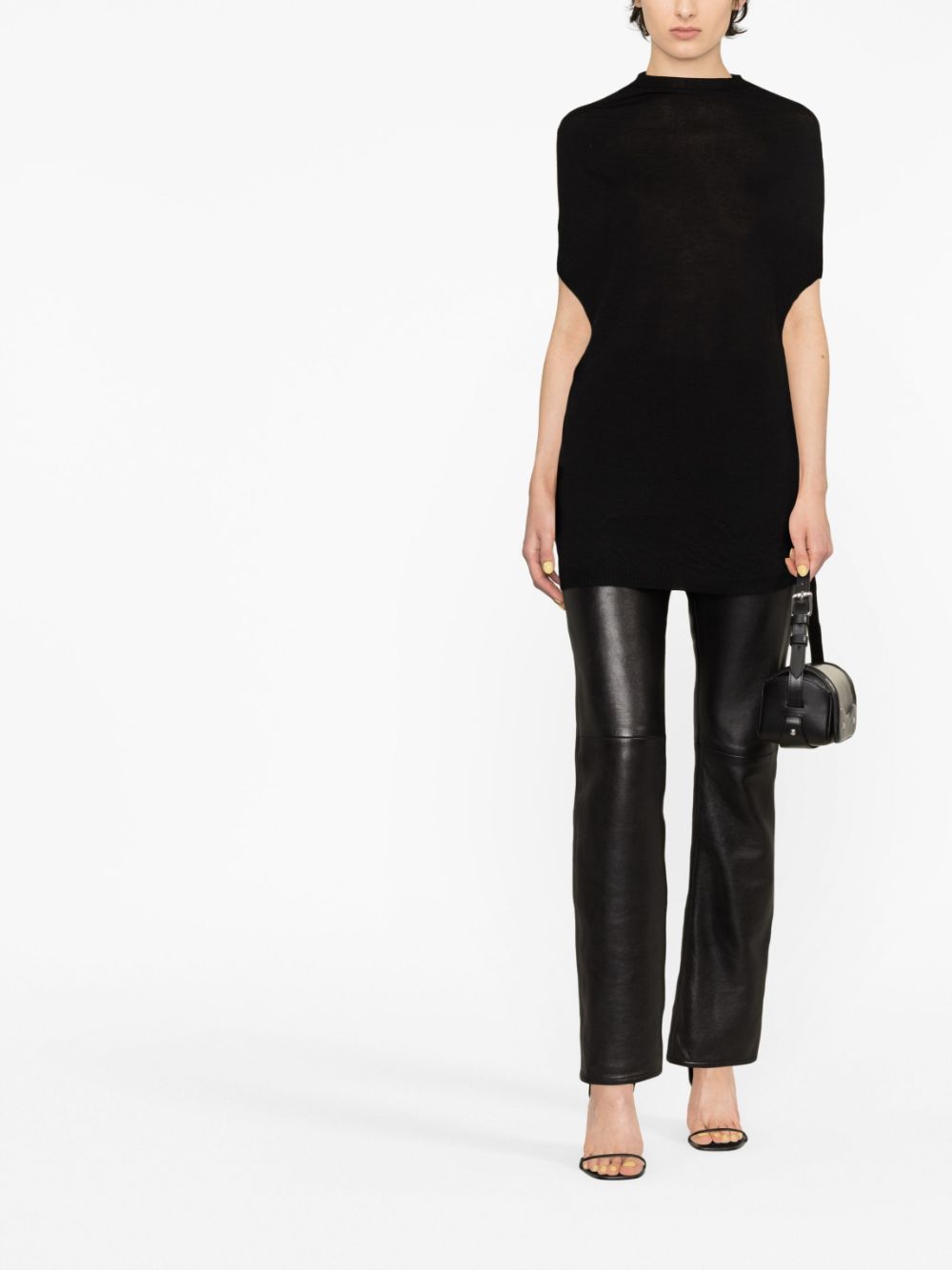 Rick Owens Kasjmier top - Zwart