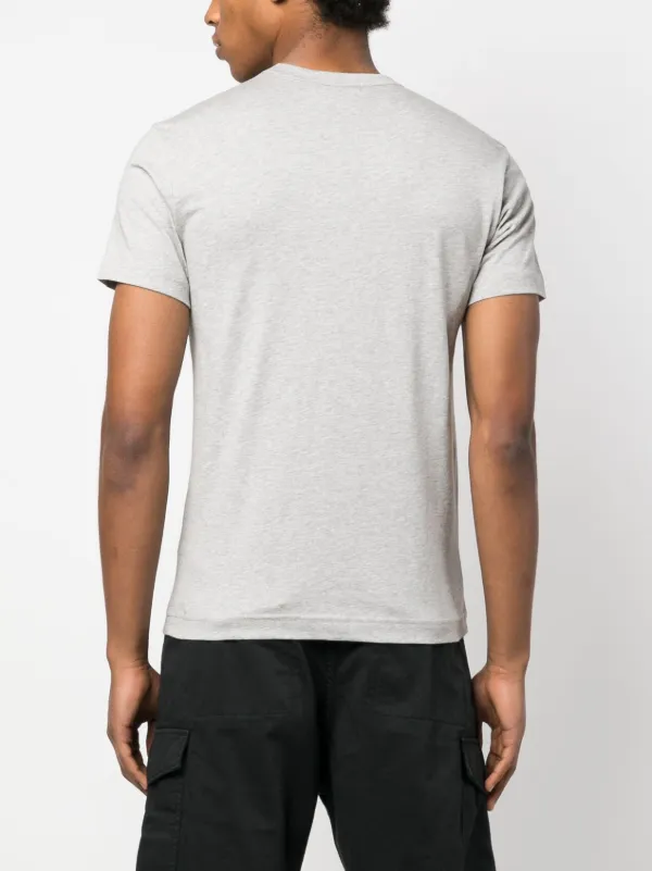 【メッセージコレクション】コムデギャルソン スローガンTシャツ コムデギャルソン メッセージTシャツ-白-胸元＆裾スローガン