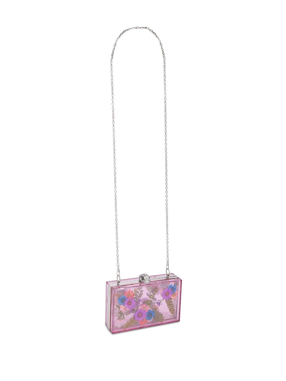 Kurt Geiger London Flower Transparent Box Clutch - Farfetch