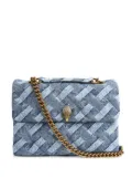 Kurt Geiger London large Kensington Soft denim shoulder bag - Blue
