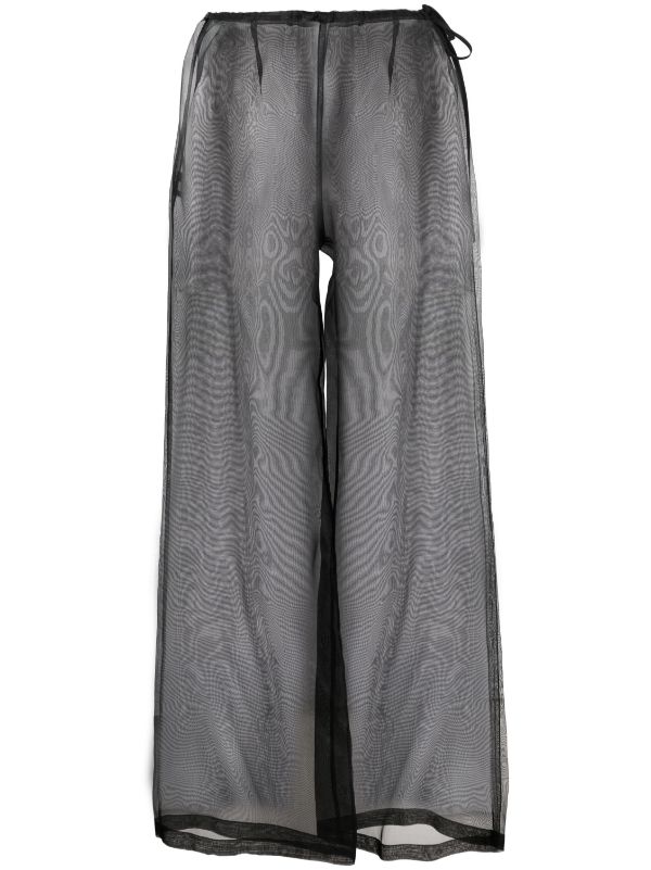 Barena Sheer Silk Trousers - Farfetch