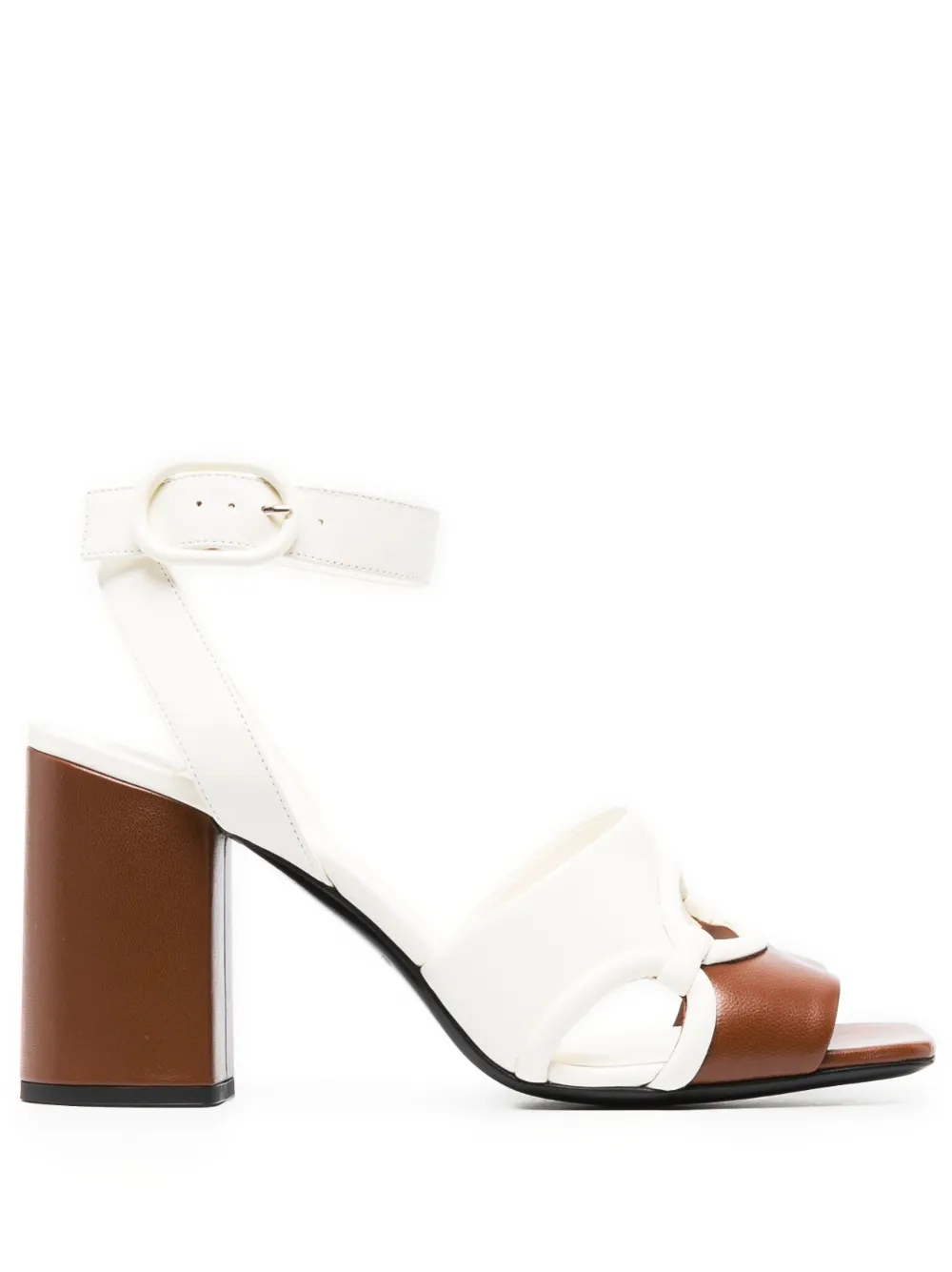 人気✨VALENTINO ホワイト ウェッジサンダル37 ロックスタッズ カーフスキン ウェッジサンダル for ウィメンズ