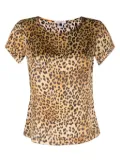 Gilda & Pearl Golden Hollywood silk pyjama top - Brown