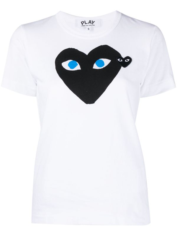 Comme Des Garçons Play ハートプリント Tシャツ - Farfetch