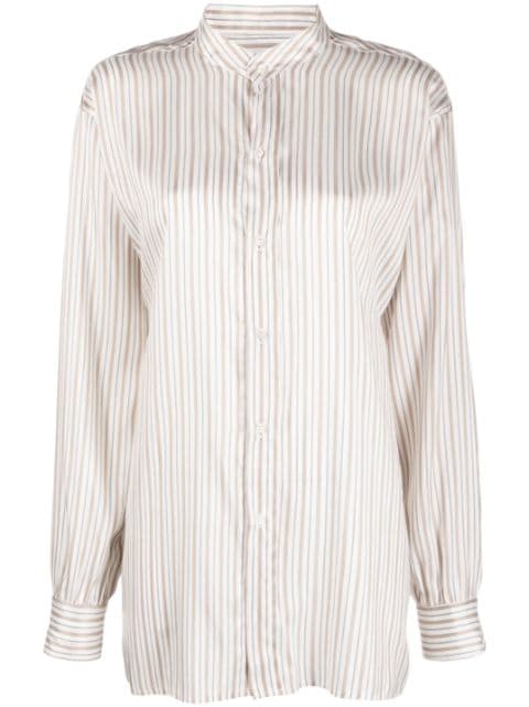 Le Kasha Henryl striped silk shirt