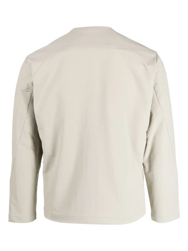 Snow Peak Active Comfort V-neck long-sleeve Jacket - Farfetch