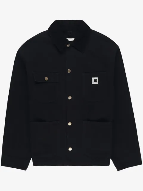 Carhartt WIP logo-patch cotton shirt jacket