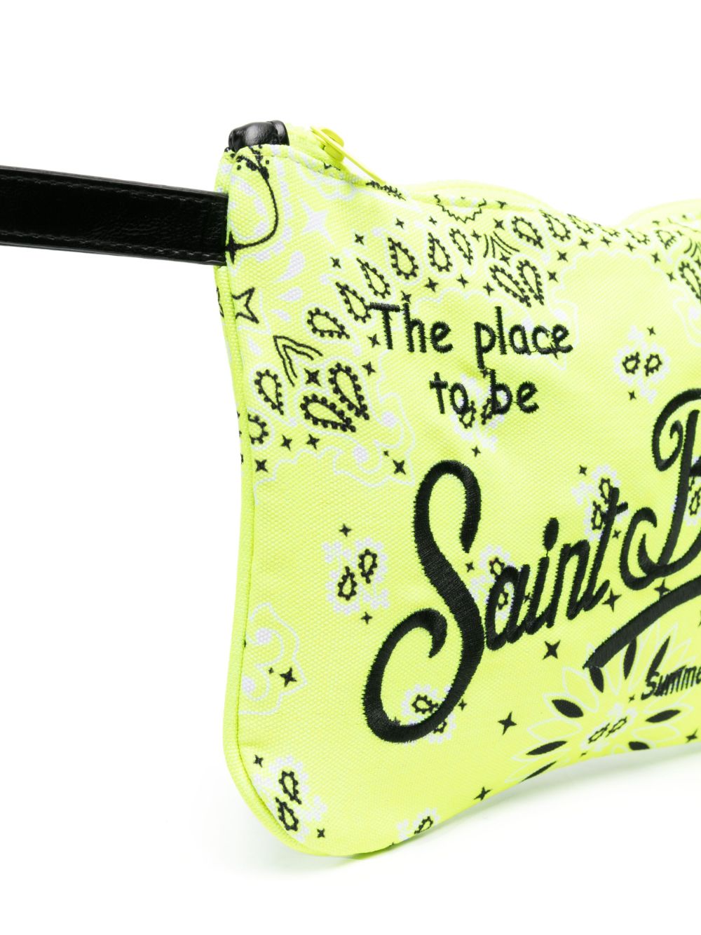 MC2 Saint Barth Kids Tas met logoprint - Geel