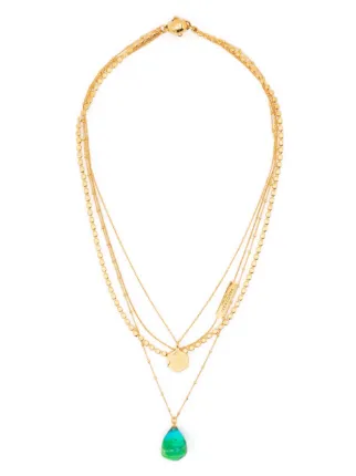 Layered chain deals link necklace