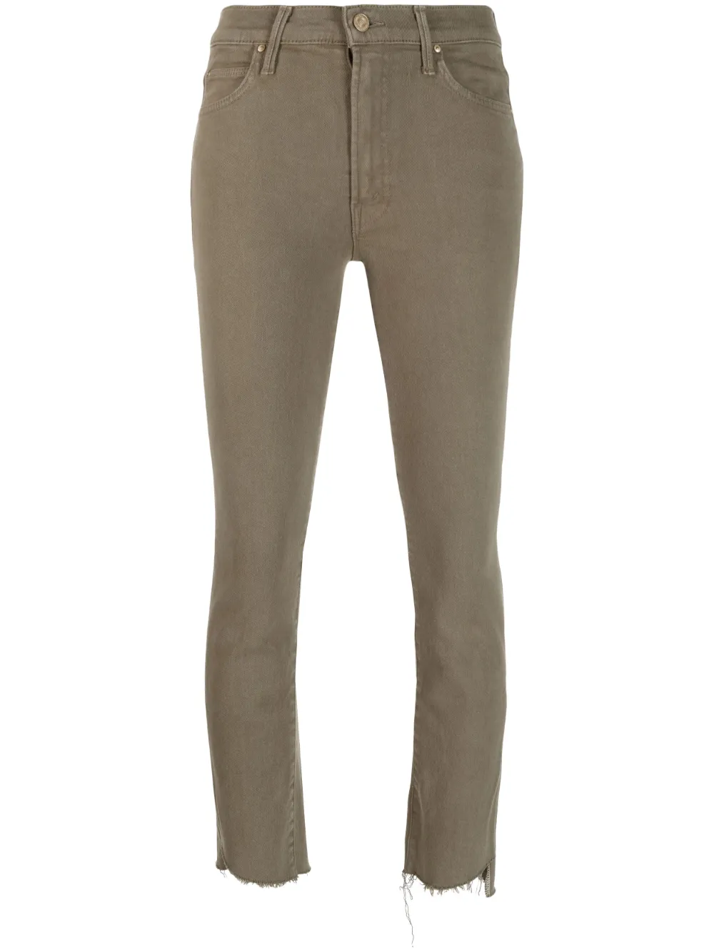 MOTHER Cropped jeans Groen