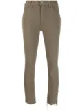 MOTHER The Rascal cropped jeans - Green