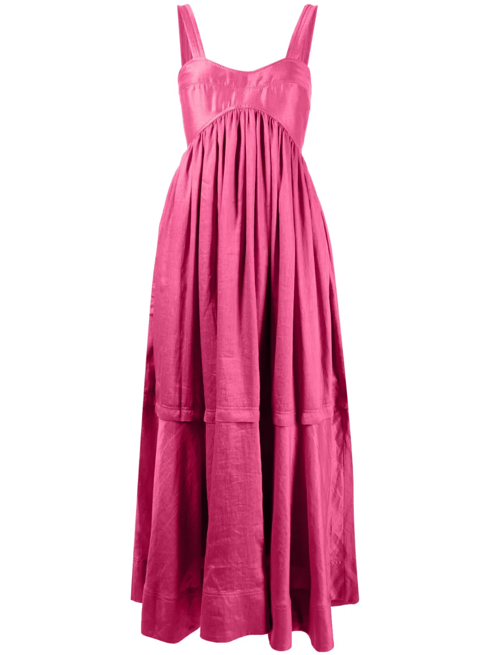 Acler empirewaisted Midi Dress Farfetch