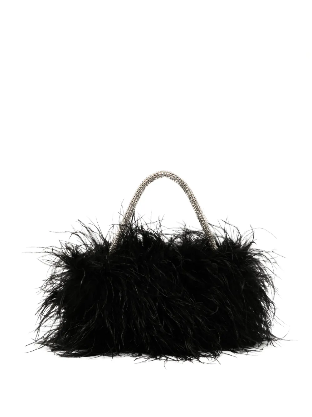 Black cheap fluffy clutch