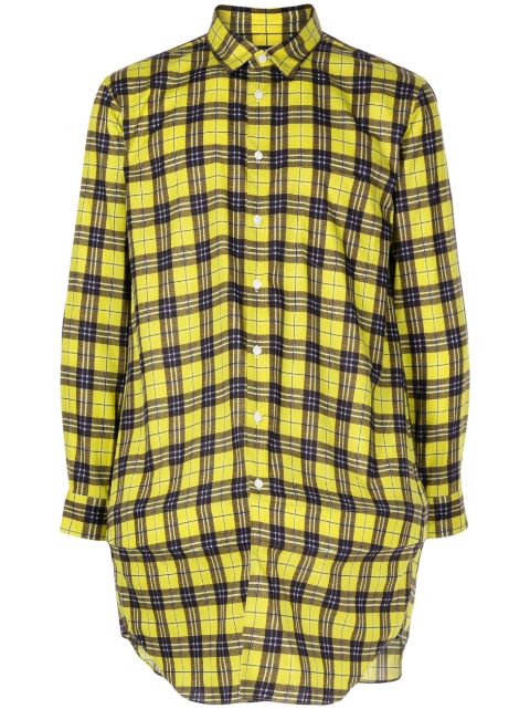 Comme des Garcons Homme Plus checked long-sleeve cotton shirt Men