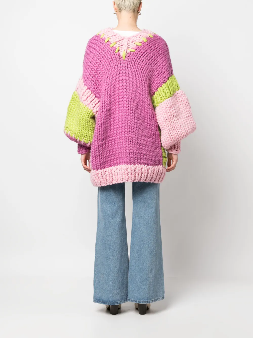 HOPE MACAULAY V-neck chunky-knit jumper Smart Closet