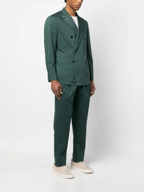 Boglioli peak-lapels double-breasted Suit | Green | FARFETCH