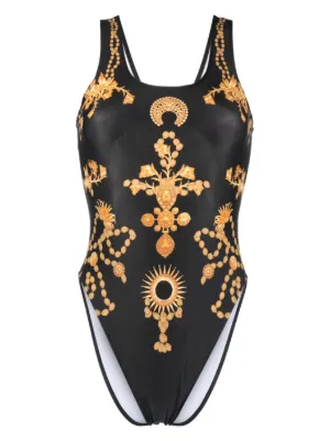 Marine Serre ★ジャージーワンピース水着 Swimwear Jersey One Piece • Marine Serre