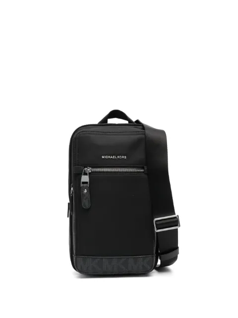 Michael Kors Collection monogram-pattern messenger bag