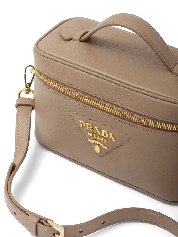 Prada logo-embellished Leather Mini Bag - Farfetch