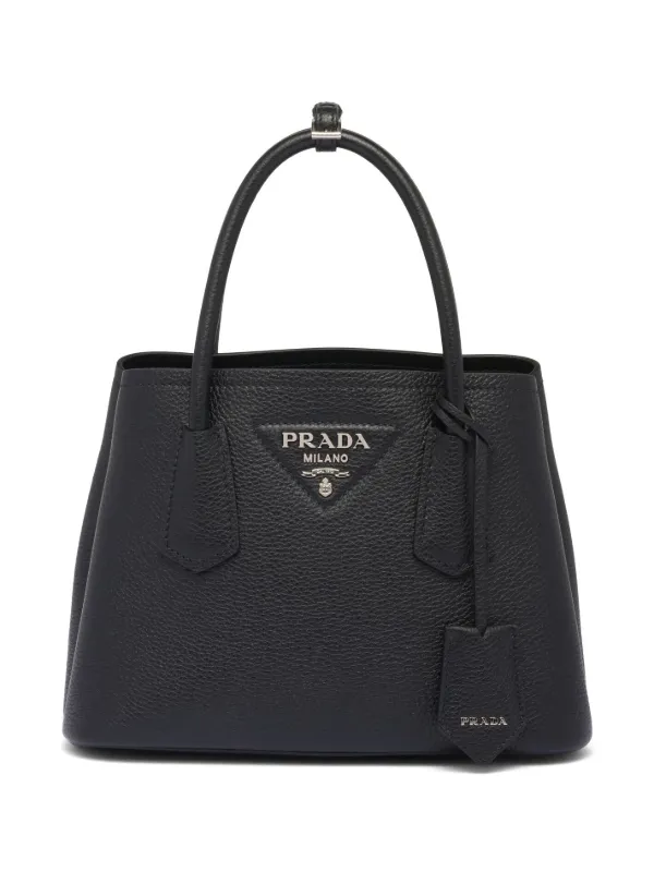 Prada Saffiano Leather Mini Pouch Bag - Farfetch