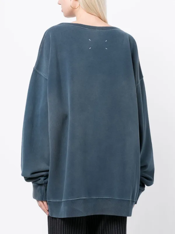 Faded discount blue sweatshirt