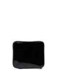 Comme Des Garçons Wallet patent leather zipped wallet - Black