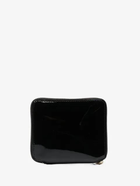 Comme Des Garçons Wallet patent leather zipped wallet