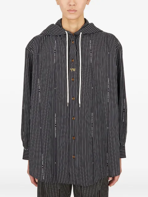 Vivienne Westwood hooded striped shirt