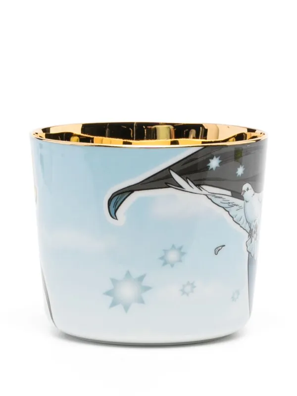 Sieger by Fürstenberg Sip Of Gold Champagne goblet, Peace MAN