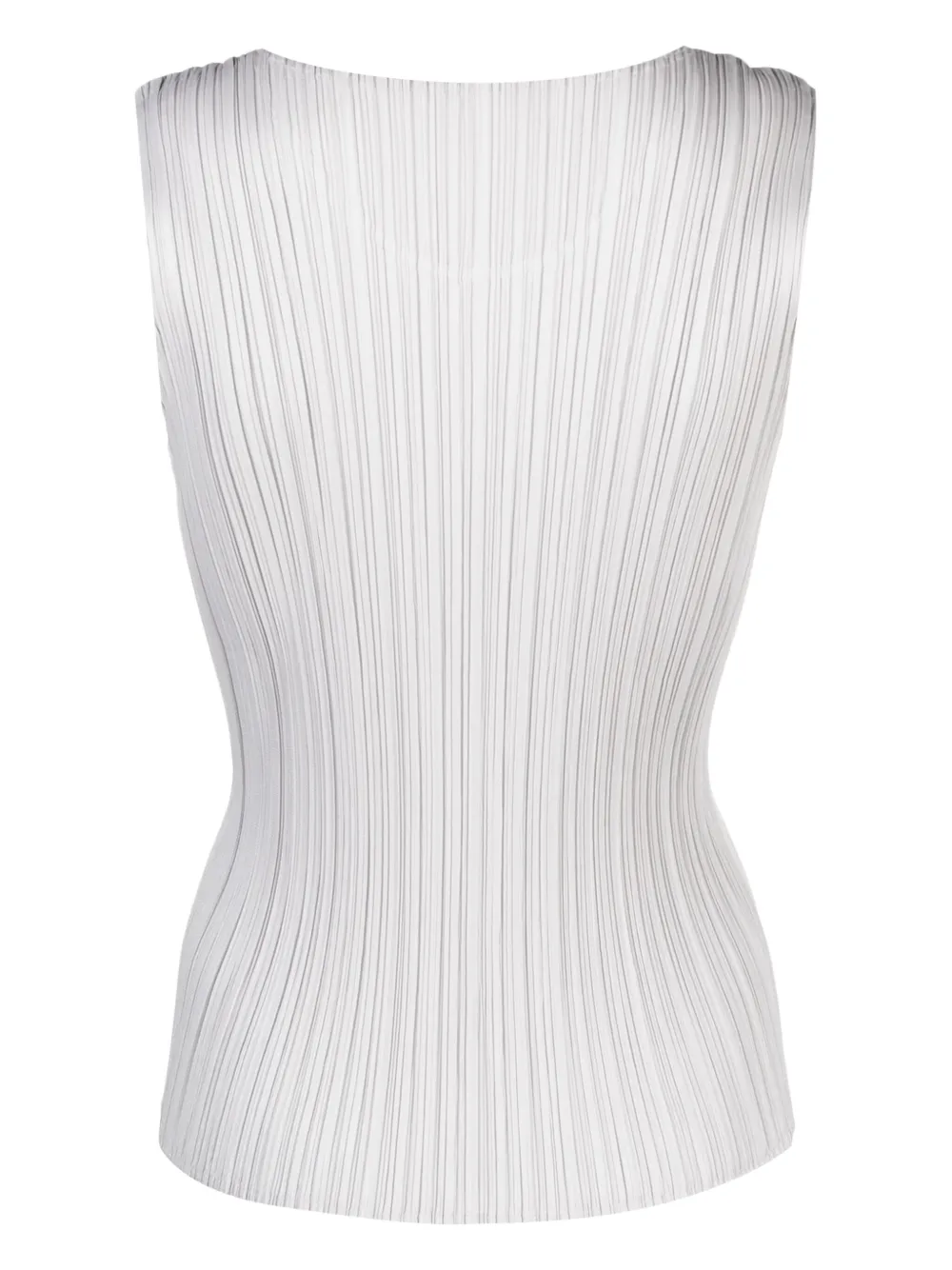 Pleats Please Issey Miyake Geplooide top - Grijs