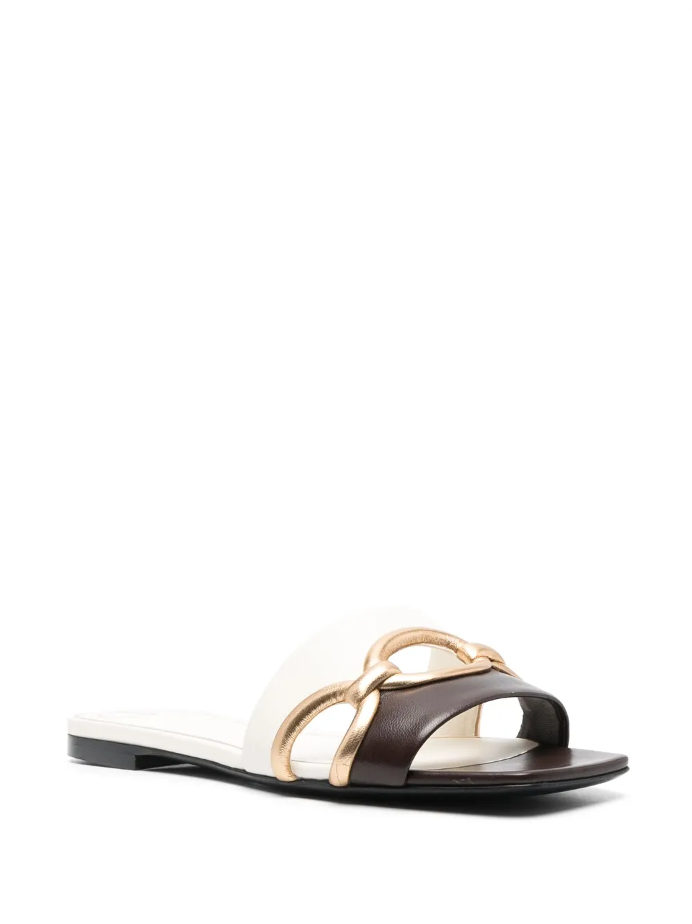 Valentino Garavani Chain 1967 flat sandals - Wit
