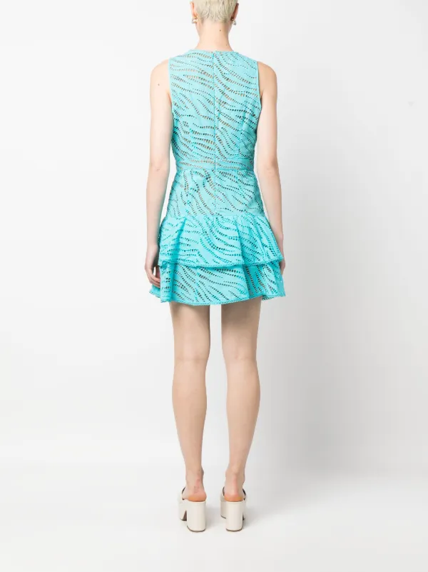 Michael Michael Kors Vestido Eyelet Con Volantes Farfetch