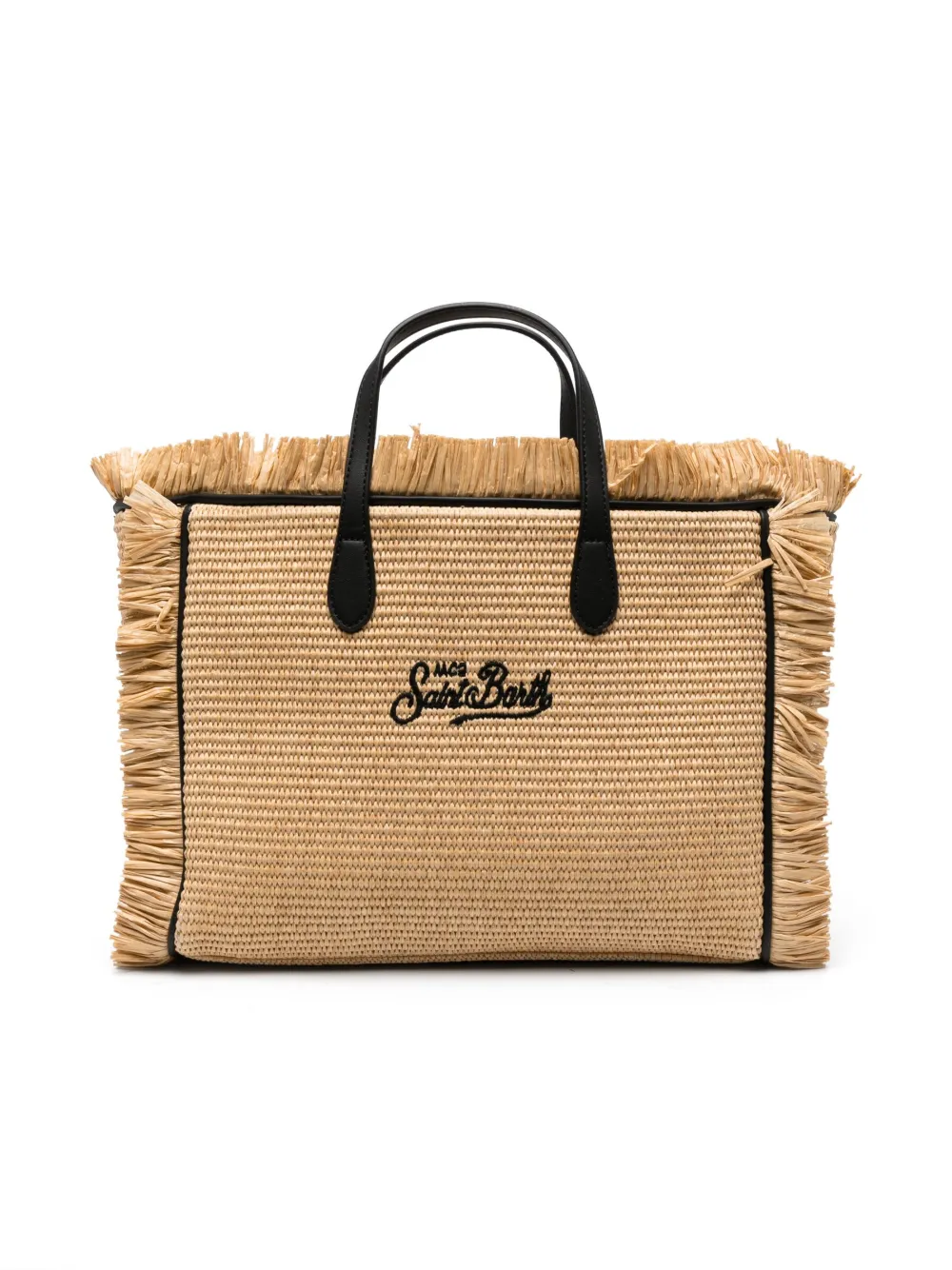 MC2 Saint Barth Kids Colette strandtas met geborduurd logo - Beige