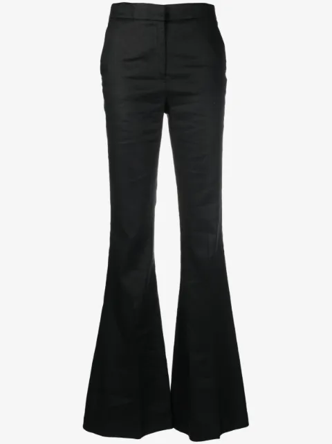 OMBRA MILANO high-waisted flared trousers