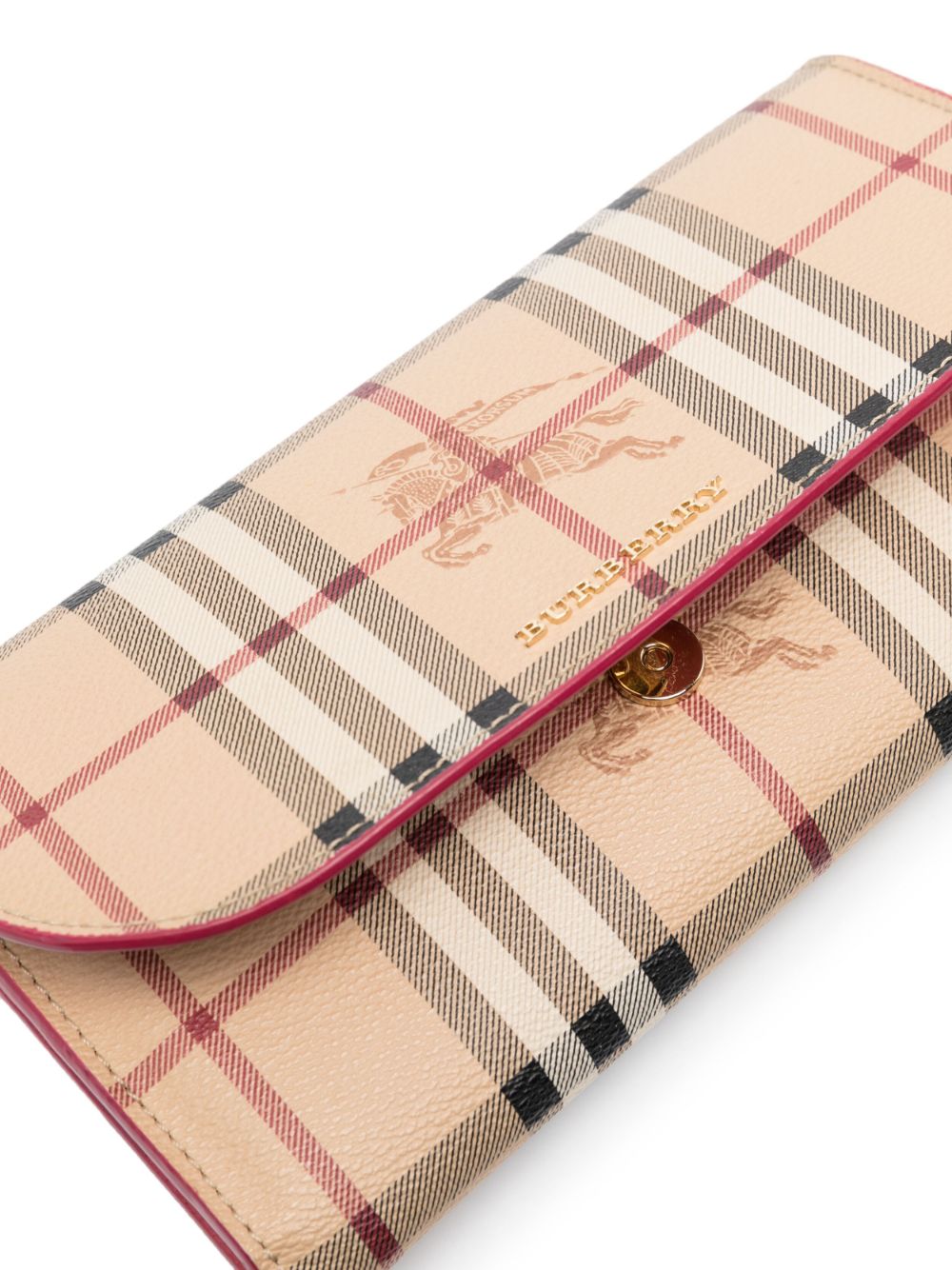 Burberry Haymarket Check Henley Wallet On Chain Rose - A World Of Goods For  You, LLC