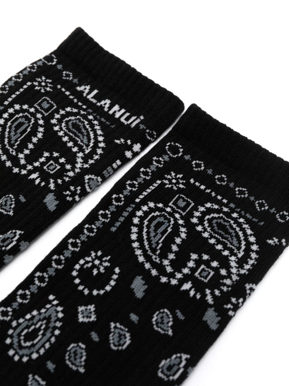 Alanui Sokken met paisley-print - Zwart