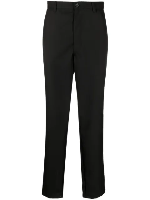 Comme Des Garçons Shirt mid-rise straight-leg trousers