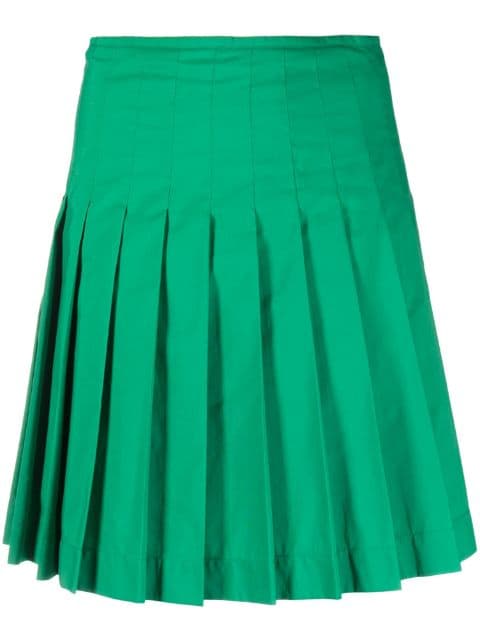 Maison Kitsuné fully-pleated above-knee skirt 