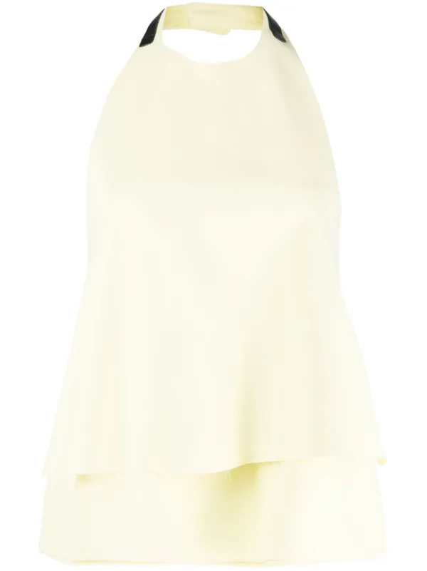 JIL SANDER Open Back Blouse Top