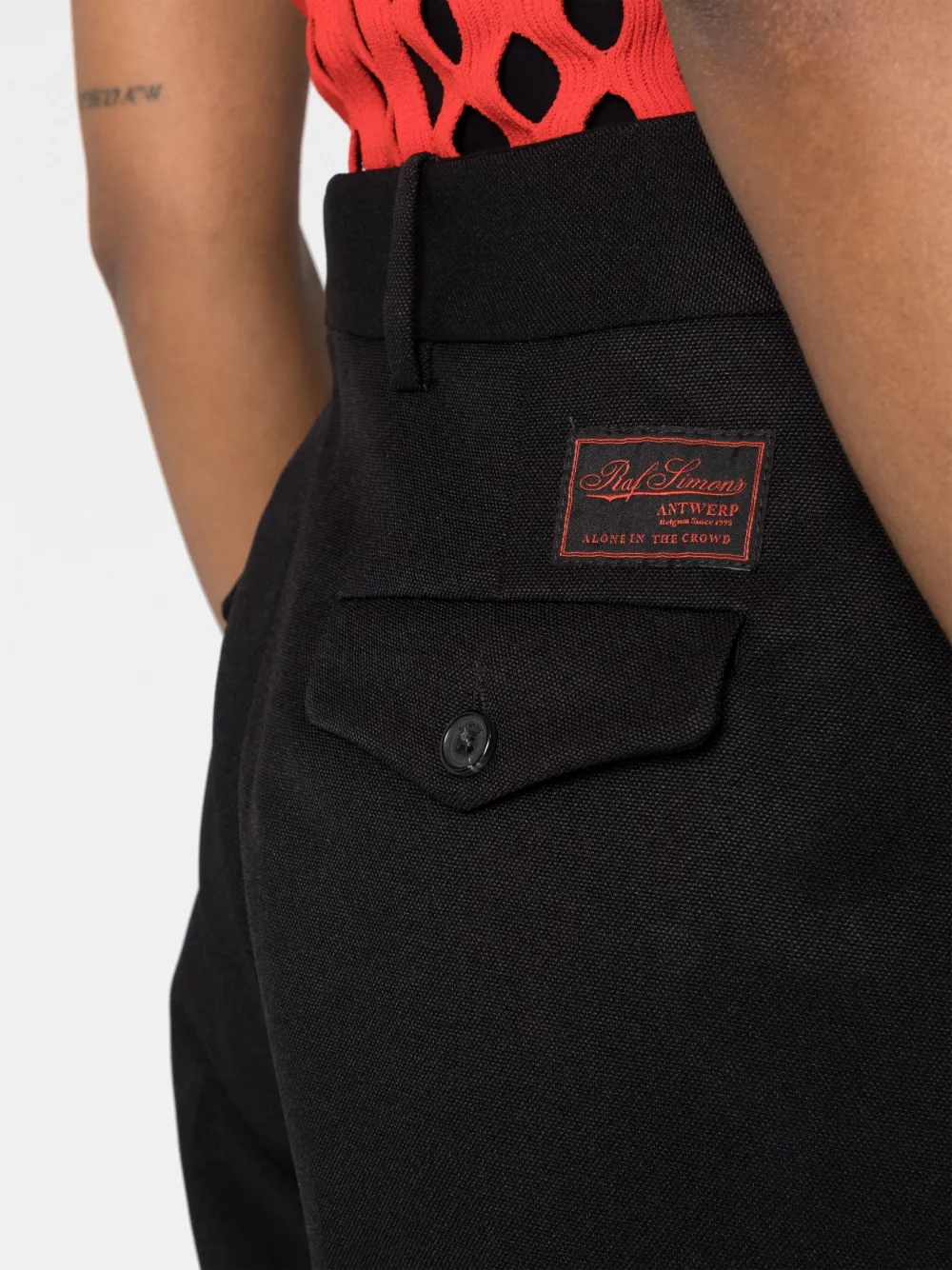 Raf Simons wide-leg tailored recycled trousers