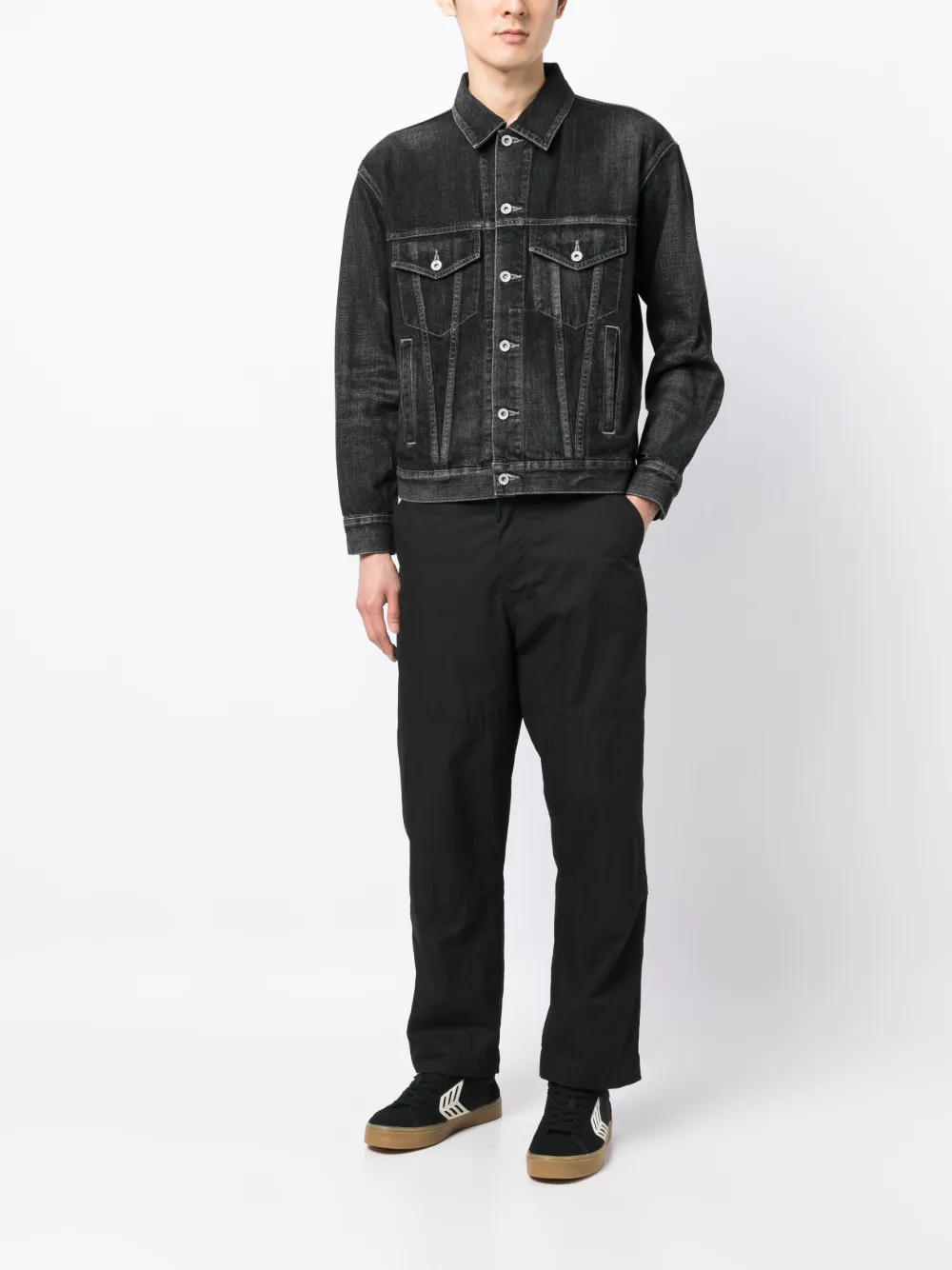 Neighborhood Denim jack - Zwart